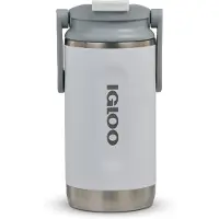 Igloo - Flip ‘n’ Sip Tumbler, Drinkbeker - Drinkfles - wit - 355ml