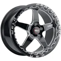 Weld S904 17x10 Ventura Beadlock 5x112 ET40 BS7.1 Gloss BLK MIL DIA 78.1