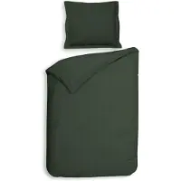 Heckett & Lane Punto dekbedovertrek 140x200/220 Calla Green