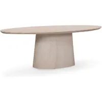 BUITEN living Max dining tuintafel 6 personen | polystone | travertinlook | 240cm ovaal - ovale tuintafel