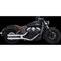Vance + Hines Vance & Hines 15-20 Indian Scout/Bobber Twin Slash 3in PCX Slip-On Exhaust