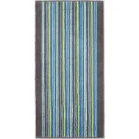 Cawö Handdoek Remake Stripes Green Multicolor (Set van 3)
