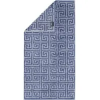 Cawö Handdoek Noblesse Elegance Allover Night Blue (Set van 3)