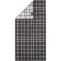 Cawö Handdoek Atelier Allover Basalt (Set van 3)