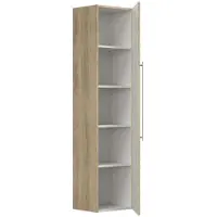 Huisenthuis.nl Badkamerkast Sem Eiken - Breedte 35 cm - Hoogte 150 cm - Diepte 30 cm