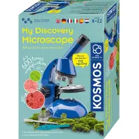 Kosmos My Discovery Microscope - Microscoop voor Kinderen - Tot 600x Vergroting - Inclusief Preparatieset en LED-Verlichting - Ontdek de Microscopische Wereld - STEM Speelgoed - Vanaf 8 Jaar