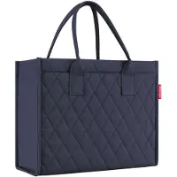 Reisenthel Daily Shopper - Schoudertas - 14L - Rhombus Midnight Gold Blauw