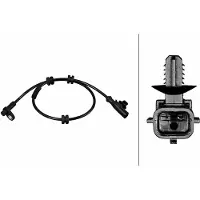 Hella 6PU 358 218-191 Wielsnelheidssensor (ABS)