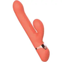 Intoyou - Mindy - Tapping Rabbit Vibrator met Klop-functie en App - Koraal Oranje