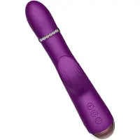 Intoyou - Sendel - Rabbit Vibrator met Bewegende Kralenring en App Control - Paars