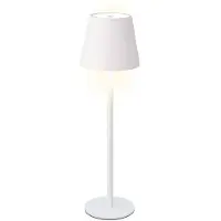 Lumineo Oplaadbare tafellamp | 27 cm | Instelbaar wit | Wit |