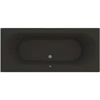 Wisa Leto 180x80 cm inbouw bad mat zwart