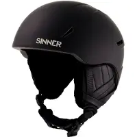 Sinner Skihelm Crest Matte Black-S