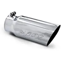 MBRP Universal Tip 5 O.D. Angled Single Walled 4 inlet 12 length