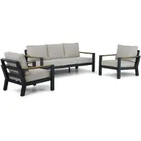 Lifestyle Garden Furniture Lifestyle Bilbao stoel-bank loungeset 3-delig
