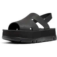 Camper Sandalen met riem 'Oruga Up' zwart