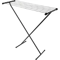 Bo Camp Droogrek - Compact - Staal - Schaarmodel - Zwart