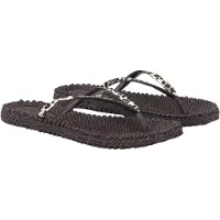 Ilse jacobsen Teenslipper 'Tullp4097' zwart / wit
