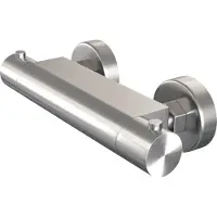 Brauer Edition Douchethermostaat Geborsteld RVS PVD - Messing - Kranen, Douchekranen, Douchethermostaten - 8720724517555 - Kranen, Douchekranen, Douchethermostaten