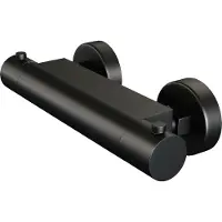 Brauer Edition Douchethermostaat Mat Zwart - Messing - Kranen, Douchekranen, Douchethermostaten - 8720724517838 - Kranen, Douchekranen, Douchethermostaten