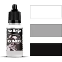 Vallejo Hobbyverf Acrylverf - 74600 White - Primer - Acryl Verf flesje - 200 ml