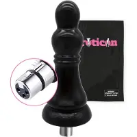 Eroticon Grote Buttplug Brent - Anal plug/Dildo 15.5cm Lang en tot 6cm dik - Opzetstuk voor Seksmachine - Accessoire - 3XLR opzetstuk