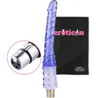 Eroticon Dildo Opzetstuk 21.8cm Blauw voor de Sex Machine
