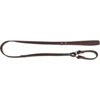 Animal Boulevard Ab30044 - Hals- En Leibanden - Hond - Ab Country Leather Schoollijn Zwart-16mmx138cm - Maat: 16mmx138cm - 205297