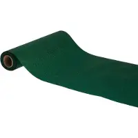 Chaks Tafelloper op rol - 2x - donker groene glitter - 30 x 500 cm - polyester