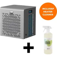 W'eau Mini Power zwembad warmtepomp - 3 kW - Warmtepomp zwembad - Plug & Play - Voor zwembaden tot 12.000L - Inclusief Heater Cleaner