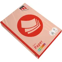 Quantore Kopieerpapier Fastprint A4 80gr zalm 500vel | 5 stuks