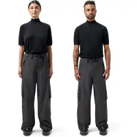 Maium Regenbroek Unisex Cargo Pants Black-M