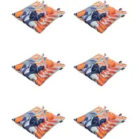 Madison - Zitkussen - Universeel - 6 stuks - 46 x 46 cm - Iven Indigo - Tuin - Toscane