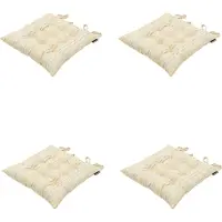 Madison - Zitkussen - Universeel - 4 stuks - 46 x 46 cm - Ann Yellow - Tuin - Waterafstotend