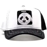 GOORIN BROS. Pet 'Weiss' zwart / wit