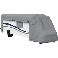 vidaXL Camperhoezen 870x235x275 cm vliesvlies grijs