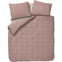 Town & Country Dekbedovertrek Gingham Rosewood Katoen-140 x 200 / 220 cm | 1-Persoons