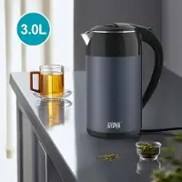 Winning Star Elektrische Waterkoker 3l – Snelle Verwarming & Droogkookbeveiliging