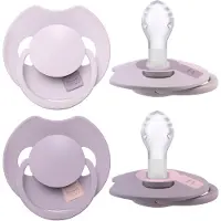 Difrax Dynamic Fopspeen 18m+ Prime Lilac/violet 2 St Fopspeen