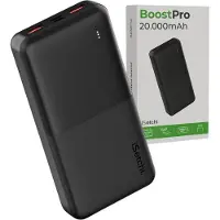 ISetchi Powerbank 20000 mAh - Externe Batterij - Universeel gebruik - Draagbare Lader - Noodpakket - 22.5W snellader - Quick Charge USB 3.0 - Zwart
