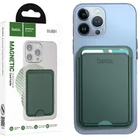 Hoco Portemonnee Pasjeshouder - Groen - Wallet Geschikt voor MagSafe - Magnetische Kaarthouder Geschikt voor iPhone 17/16/15/14/13/12/Air/Plus/Pro/Pro Max
