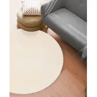 The Carpet Vloerkleed Relax round wasbare woonkamer tapijt modern antislip