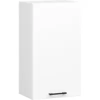 Akord Keukenkast modulaire OLIWIA W40 met 1 Deur / Hangkast / Bovenkast / Furniture Factory / Wit / 40 x 72 x 30 cm