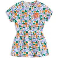 4PRESIDENT jumpsuit multi Meisjes Stretchkatoen Ronde hals All over print - maat 116