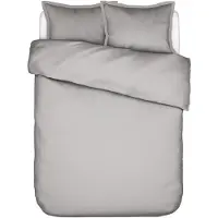 Essenza Dekbedovertrek Aziza Cloud Grey Katoen-240 x 200 / 220 cm | Lits-Jumeaux