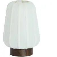 Light & Living Nachtkastlamp Bibury Ø 20cm - wit linnen