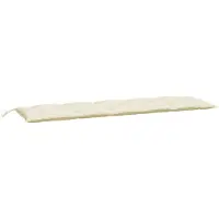 vidaXL Tuinbankkussen 180x50x7 cm oxford stof crèmekleurig
