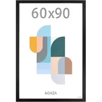 Acaza Fotolijst - Fotokader - Fotolijst 60x90 cm - Fotokader 60x90 cm - MDF Hout - Zwart