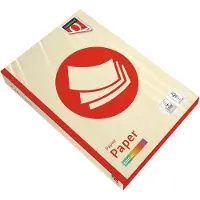 Quantore Kopieerpapier colour a4 120gr ivoor | 5 stuks