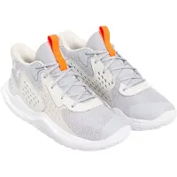 Under Armour UA JET 23 basketbalschoenen unisex 3026634 011 grijs/rood